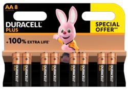 Duracell AA batteries 8pack