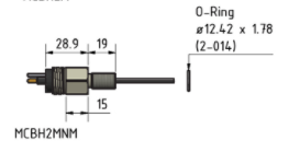 MCBH2M Subconn connector