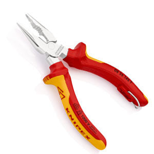 Needle-Nose Combination Pliers insulated with multi-component grips - 08 26 145 T