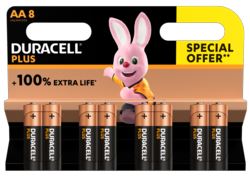 Duracell AA batteries 8pack