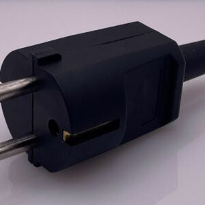 Euro Plug Rewireable Schuko. European Heavy Duty Plug Top Connector