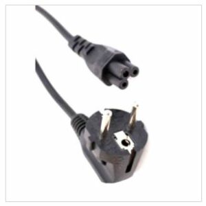 European SCHUKO Plug to C5 Cloverleaf socket 2.0M 6A Rated