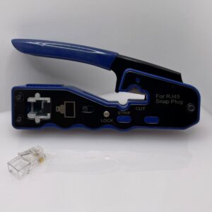 RJ45 EZ CRIMPING TOOL LATEST CRIMPER FOR PASS THROUGH CONNECTORS CAT 5E 6