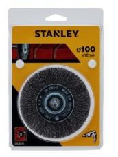 Stanley Crimped Steel Wire Brush 100mm