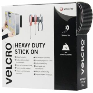 VELCRO ® Heavy Duty Stick-on 50mmx5m Black (60243)