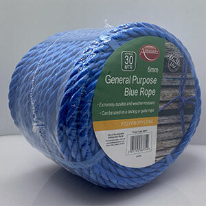 Mini Coil Blue General Purpose Rope 6mm x 30m