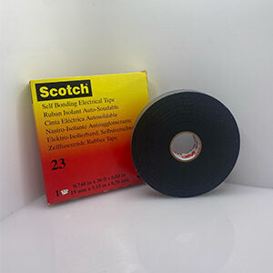 Black Self Amalgamating Tape 19mm x 10m -  SCOTCH 23