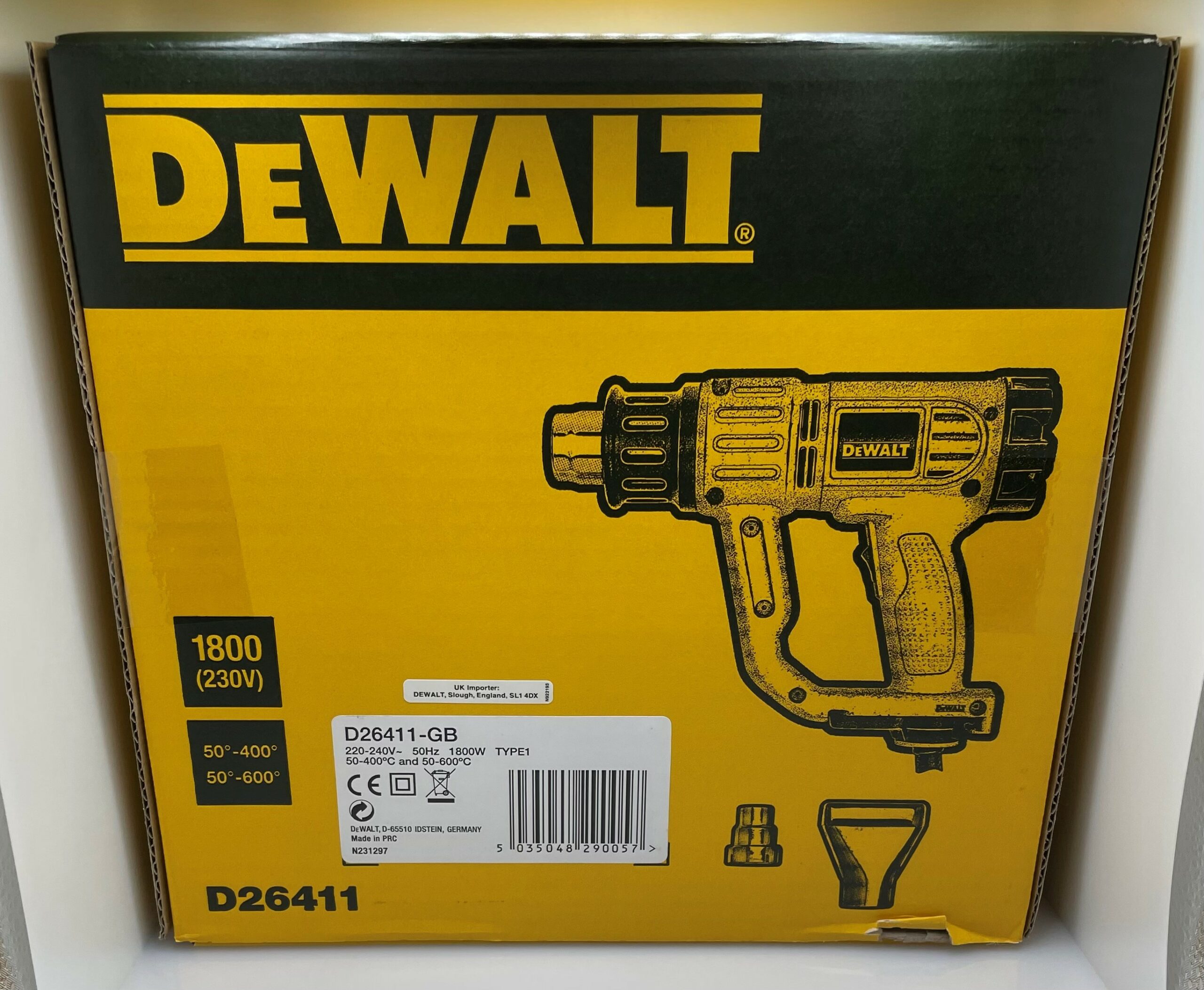 800g DEWALT D26411 1800W Standard Heat Gun, 1800 Watt at Rs 3560